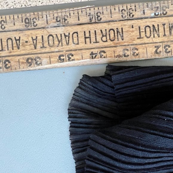 Sandro Paris Replay Mini Dress Women 3 L Pleated Black Trendy Chic Summer Classy - Picture 9 of 10